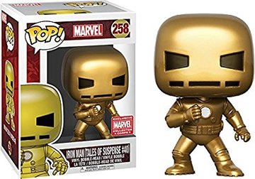 Funko PoP! Marvel: Iron Man (Tales of Suspense #40) 258 (Marvel exclusive Collector Crops)