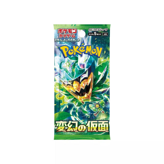 Pokémon TCG: Japanese Scarlet & Violet Mask of Change SV6 Booster Pack