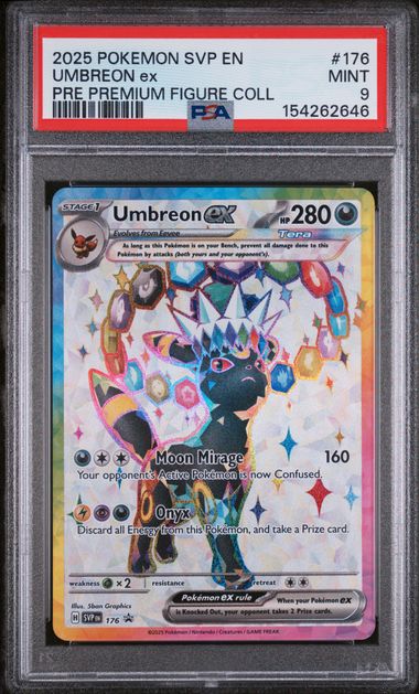 PSA 9 Pokémon TCG: 2025 Umbreon Ex - #176 - SV: Scarlet & Violet Promo