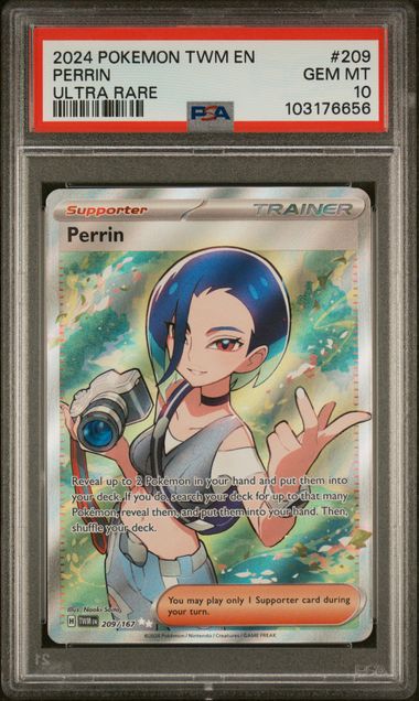 PSA 10 Pokémon TCG: 2024 Perrin 209/167 SV: Twilight Masquerade