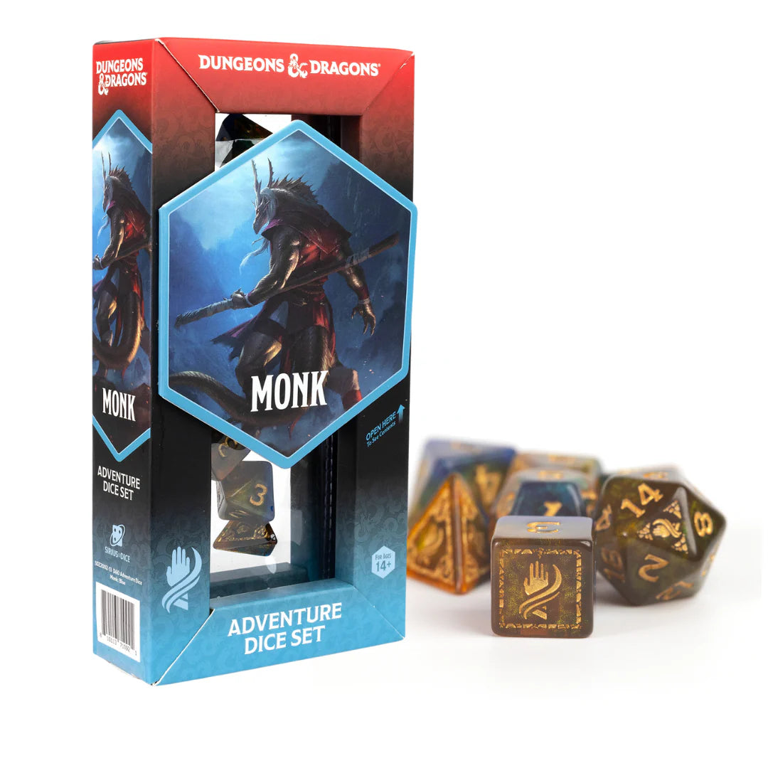 Dungeons & Dragons: Monk - Adventure Dice Set
