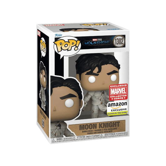 Funko PoP! Marvel: Moon Knight 1302 (Marvel Collector Corps Exclusive)(Amazon Exclusive Glow in the Dark)