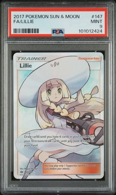 PSA 9 Pokémon TCG: 2017 Lillie - 147/149 - SM: Base Set