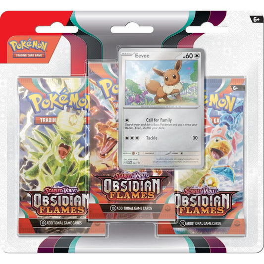 Pokémon TCG: Scarlet & Violet Obsidian Flames 3 Pack Blister