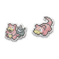 Pokémon: Pokemon Center Slowpoke & Slowbro Pixel Pins (2-Pack)