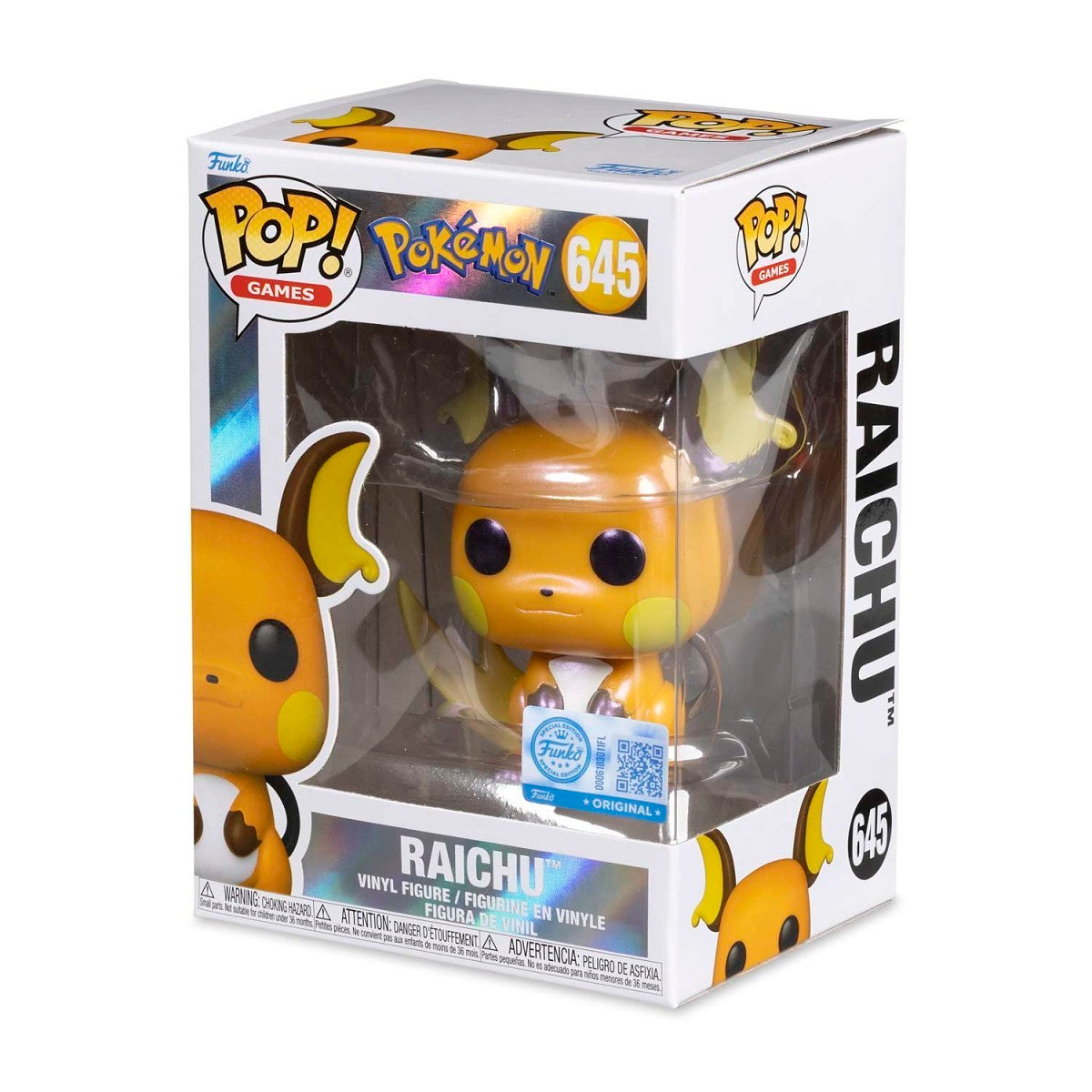 Funko PoP! Games: Pokemon  - Raichu 645 Funko Original