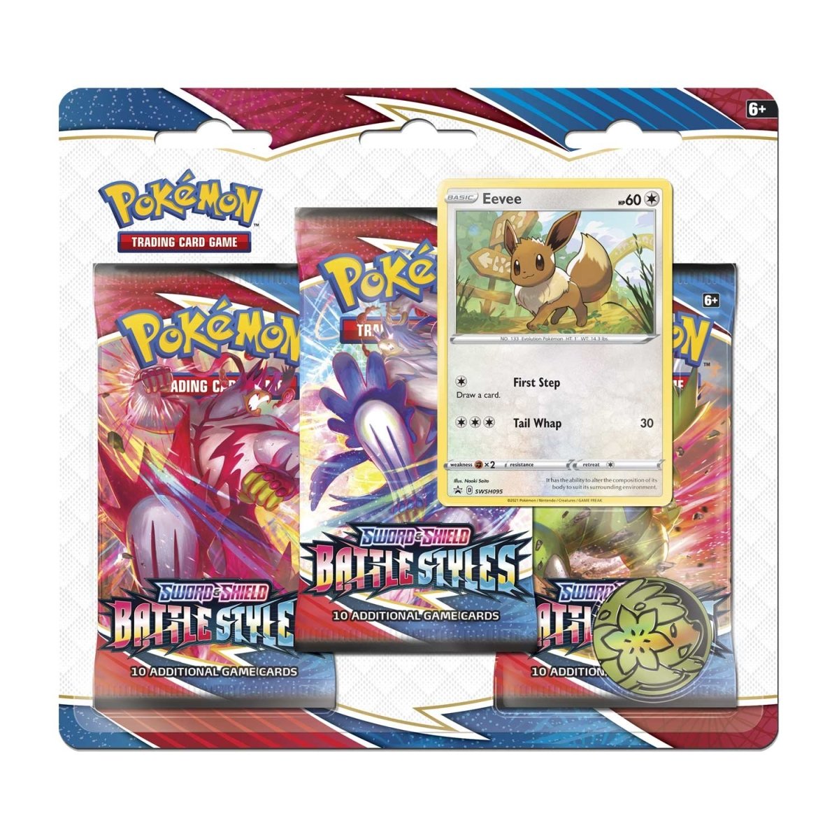 Pokémon TCG: Sword & Shield - Battle Styles - 3 Pack Blister