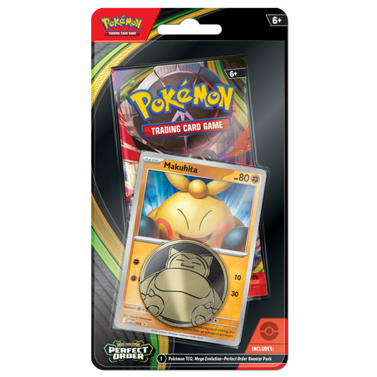 Pokémon TCG: Mega Evolution - Perfect Order - Checklane Blister (Makuhita)