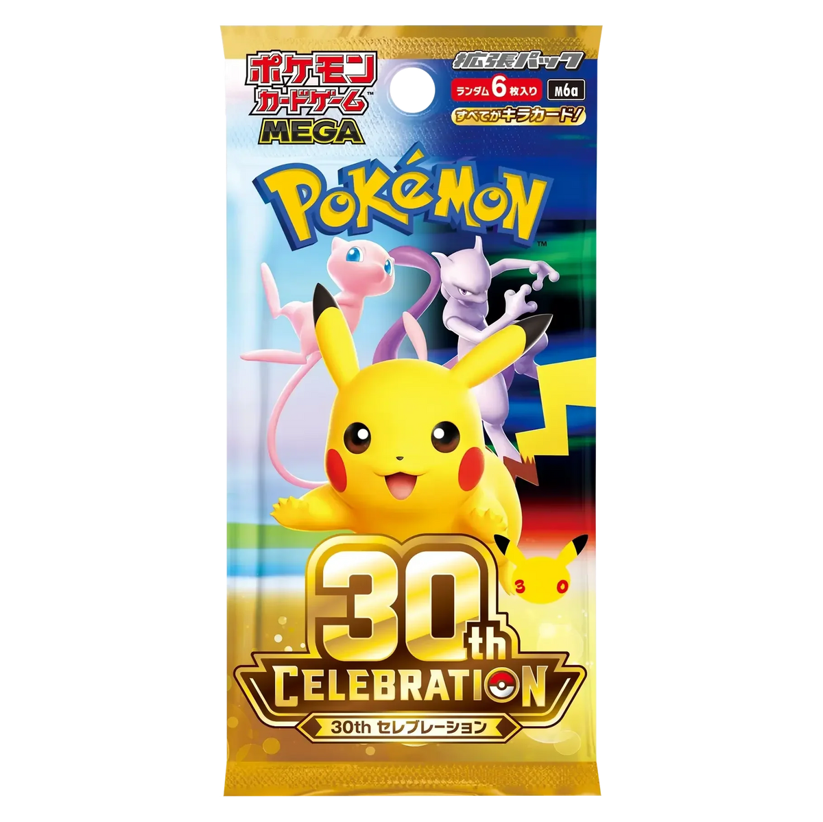 Pokémon TCG: Japanese 30th Celebrations M6a - Booster Pack
