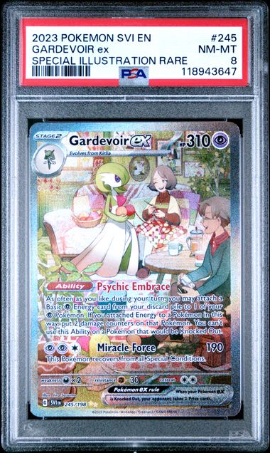 PSA 8 Pokémon TCG: 2023 Gardevoir ex  245/198  Scarlet & Violet Base Set