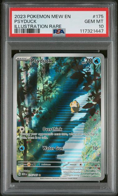 PSA 10 Pokémon TCG: 2023 Psyduck 175/165 S&V: 151