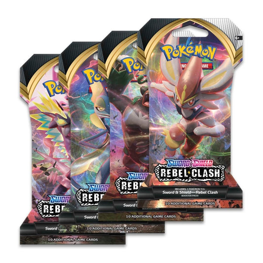 Pokémon TCG: Sword & Shield Rebel Clash Sleeved Booster Pack