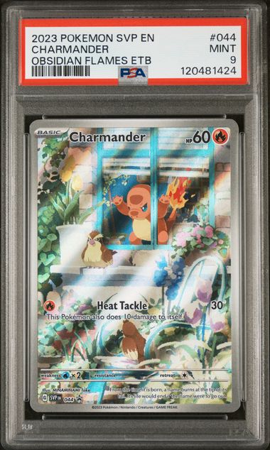 PSA 9 Pokémon TCG: 2023 Charmander - 044 - Scarlet & Violet Promo