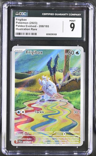 CGC 9 Pokemon TCG: 2023 Frigibax 208/193 Scarlet & Violet: Paldea Evolved