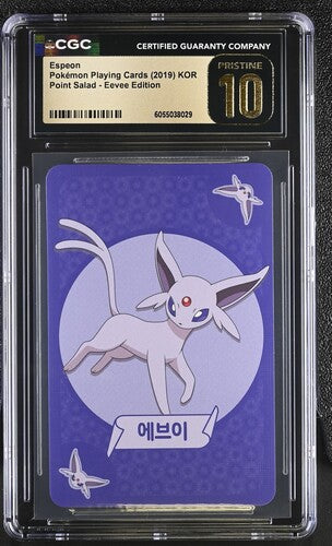 CGC 10 Pokémon: 2019 Korean Espeon - Point Salad - Eevee Edition
