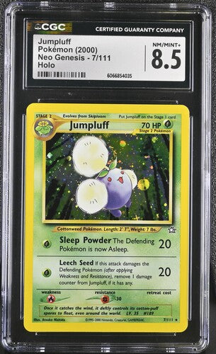 CGC 8.5 Pokémon TCG: 2000 Jumpluff - Neo Genesis 7/111