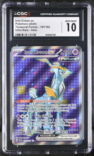 CGC 10 Pokémon TCG 2024 Iron Crown ex - 191/162 - S&V: Temporal Forces