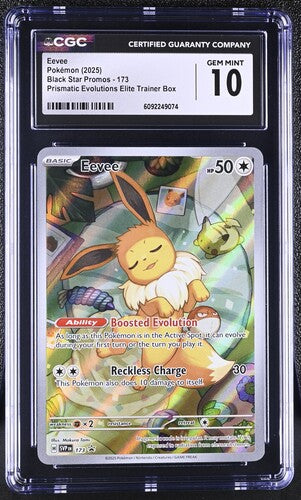 CGC 10 Pokémon TCG: 2025 Eevee 173 Promo