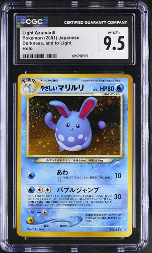 CGC 9.5 Pokémon TCG: 2001 Light Azumarill -#184 - Darkness, and to Light