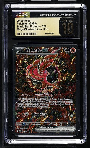 CGC 10 Pokémon TCG: 2025 Oricorio ex - #024 - MEP: Mega Evolution Promo