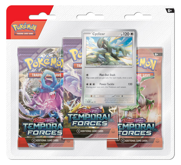 Pokémon TCG: Scarlet & Violet Temporal Forces 3 Pack Blister