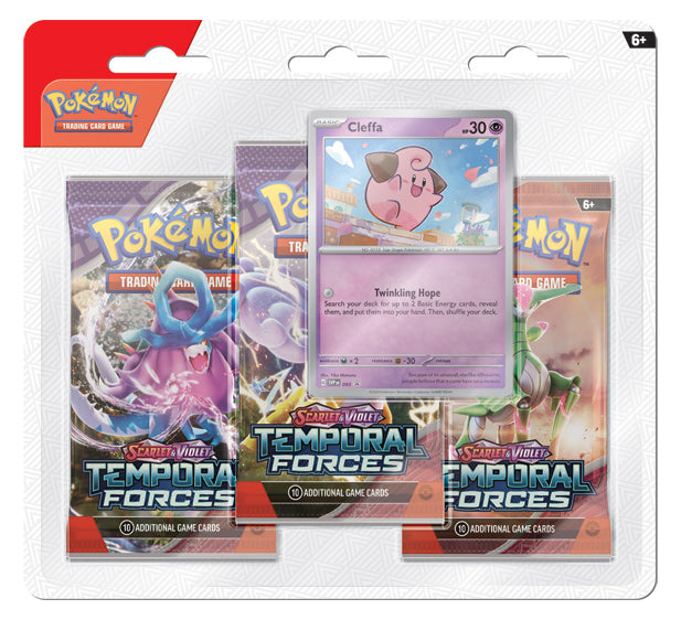 Pokémon TCG: Scarlet & Violet Temporal Forces 3 Pack Blister