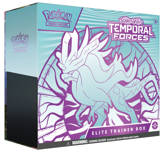 Pokémon TCG: Scarlet & Violet - Temporal Forces - Elite Trainer Box - Walking Wake