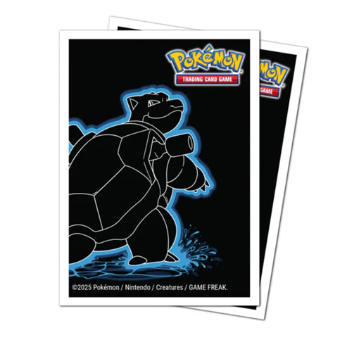 Pokémon: Neon Kanto Blastoise 105ct APEX DECK PROTECTOR® Sleeves
