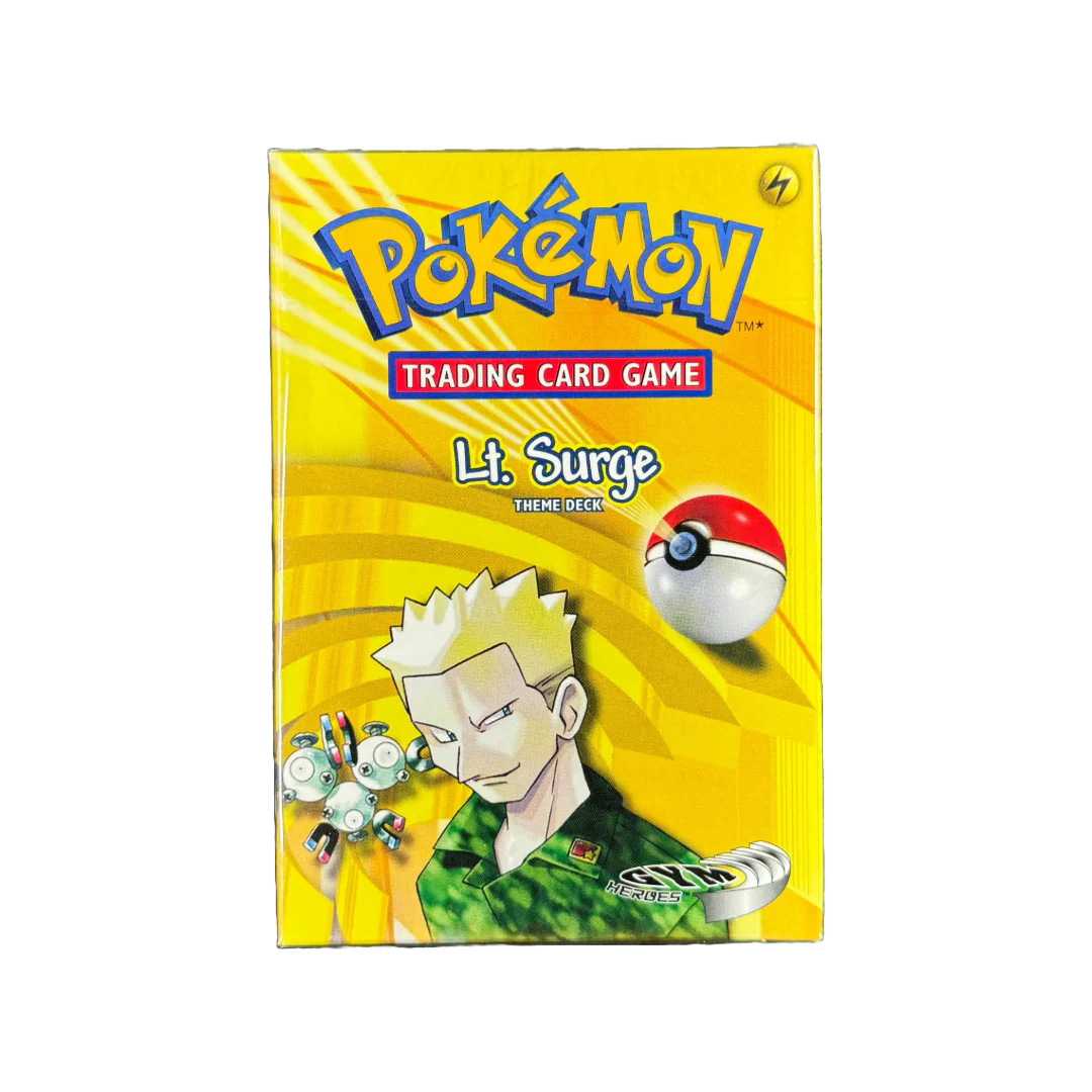 Pokémon TCG: Gym Heroes Lt. Surge Theme Deck - Sealed