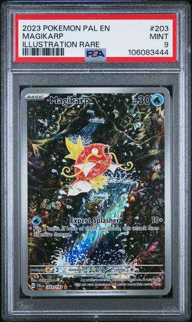 PSA 9 Pokémon TCG: 2023 Magikarp 203/193 Paldea Evolved
