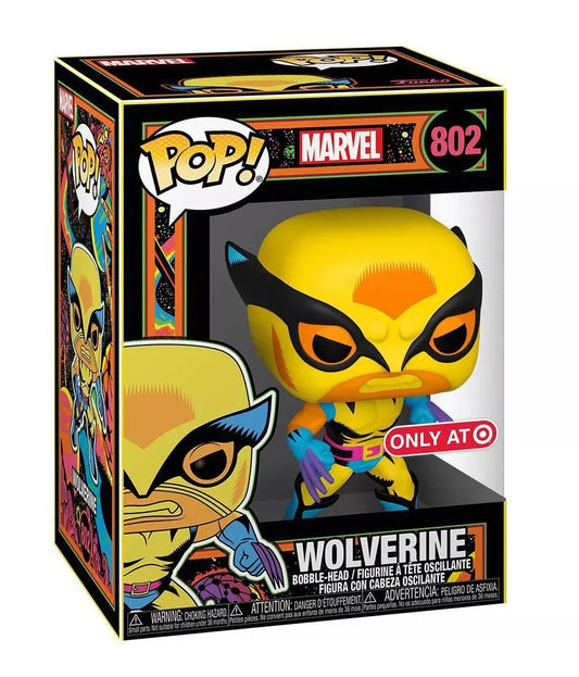 Funko PoP! Marvel: Wolverine (Blacklight) 802 (Target Exclusive)