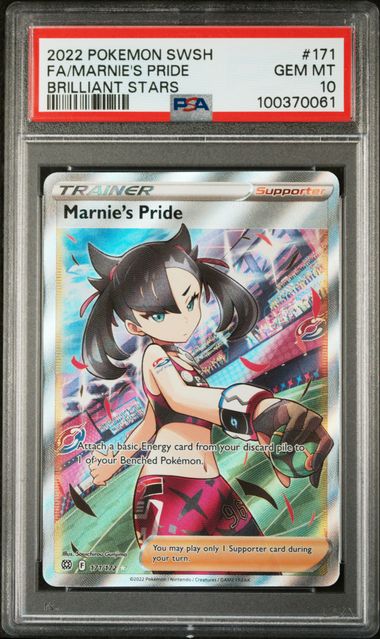 PSA 10 Pokémon TCG: 2022 Marnie's Pride 171/172 SWSH: Brilliant Stars