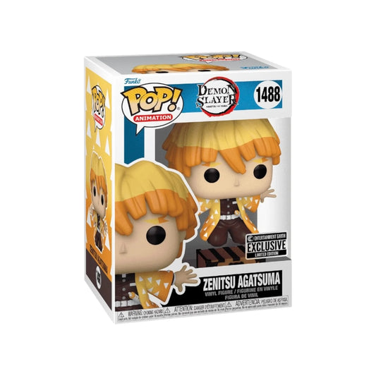 Funko PoP! Demon Slayer: Zenitsu Agatsuma 1488 (Entertainment Earth Exclusive Limited Edition)