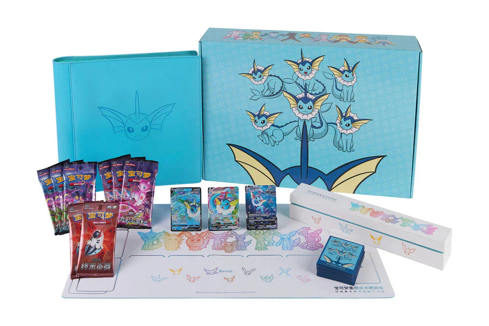Pokémon TCG: Eevee Gift Box- Simplified Chinese - Vaporeon