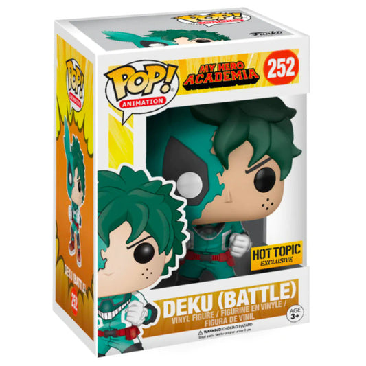 Funko POP: Funko Pop! My Hero Academia Deku (Battle) #252 Hot Topic Exclusive Vinyl Figure