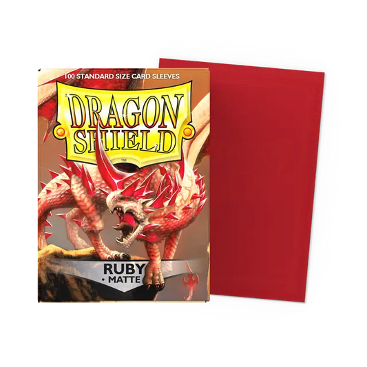 Dragon Shield Outer Sleeves Standard Matte - Ruby (100CT)