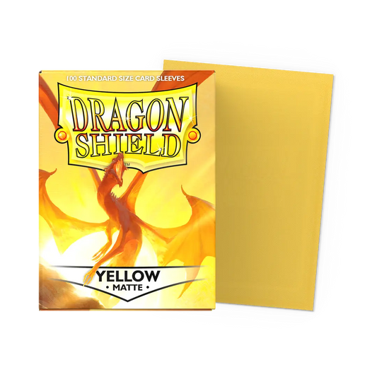 Dragon Shield Outer Sleeves Standard Matte - Yellow (100CT)