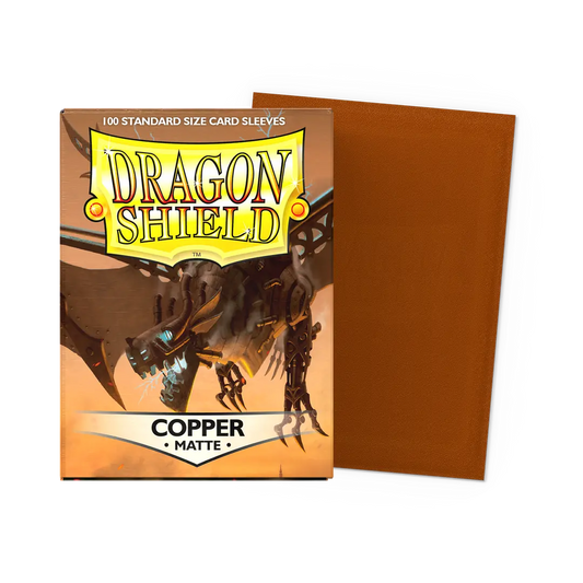 Dragon Shield Outer Sleeves Standard Matte - Copper (100CT)
