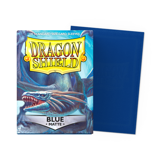 Dragon Shield Outer Sleeves Standard Matte - Blue (100CT)