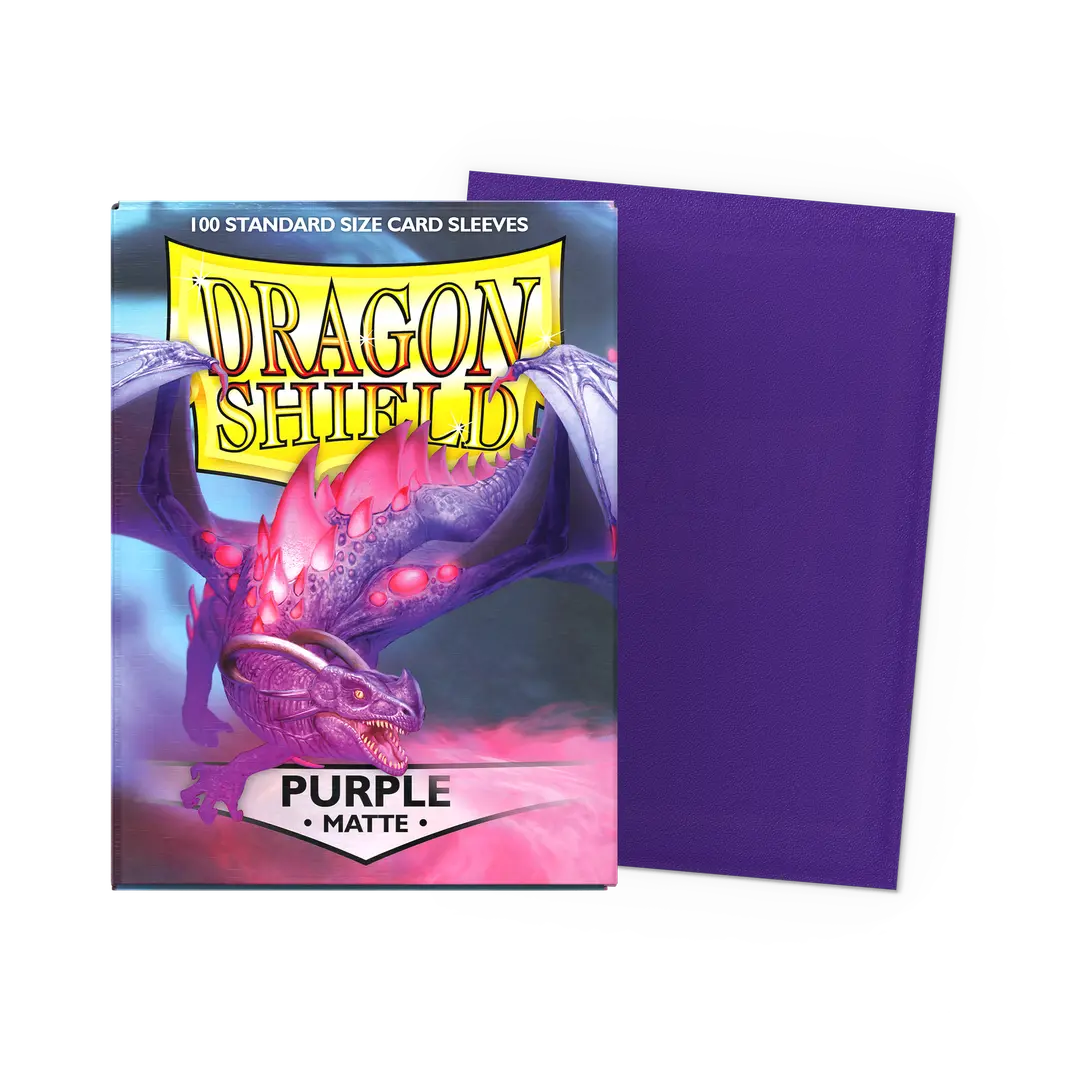 Dragon Shield Outer Sleeves Standard Matte - Purple (100CT)