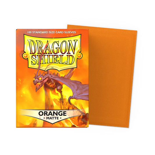 Dragon Shield Outer Sleeves Standard Matte - Orange (100CT)