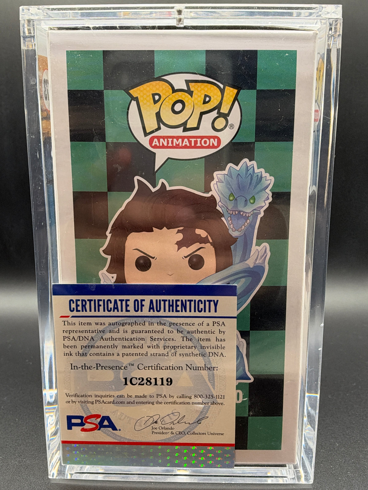 Funko PoP! Animation: Demon Slayer: Tanjiro Kamado - 873 -  Signed with Quote Box Lunch Exclusive