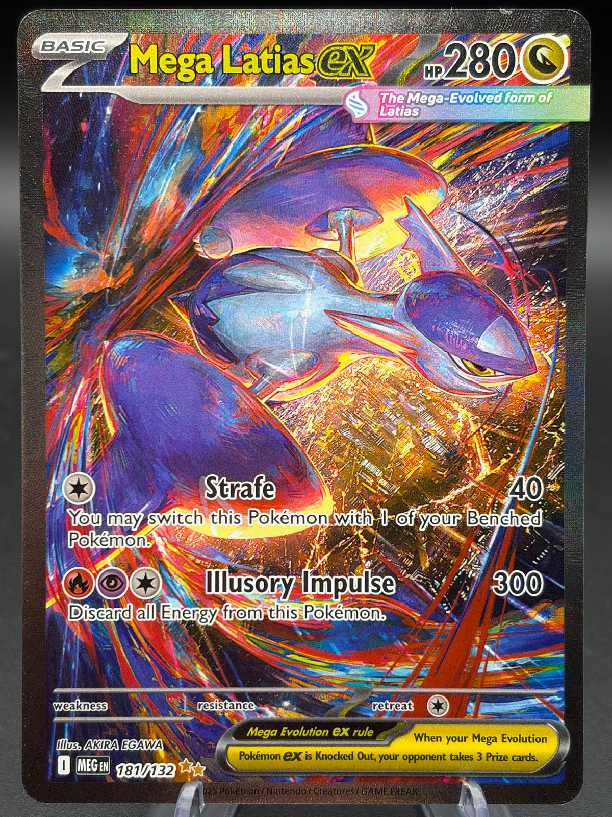 Pokémon TCG: 2025 Mega Latias ex - 181/132 - MEG: Mega Evolution