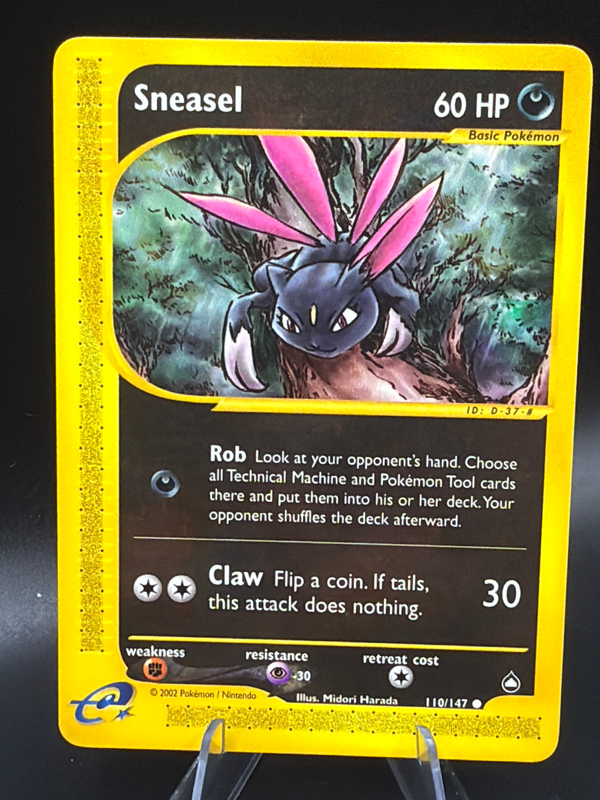 Pokémon TCG: 2002 Sneasel 110/147 - Aquapolis