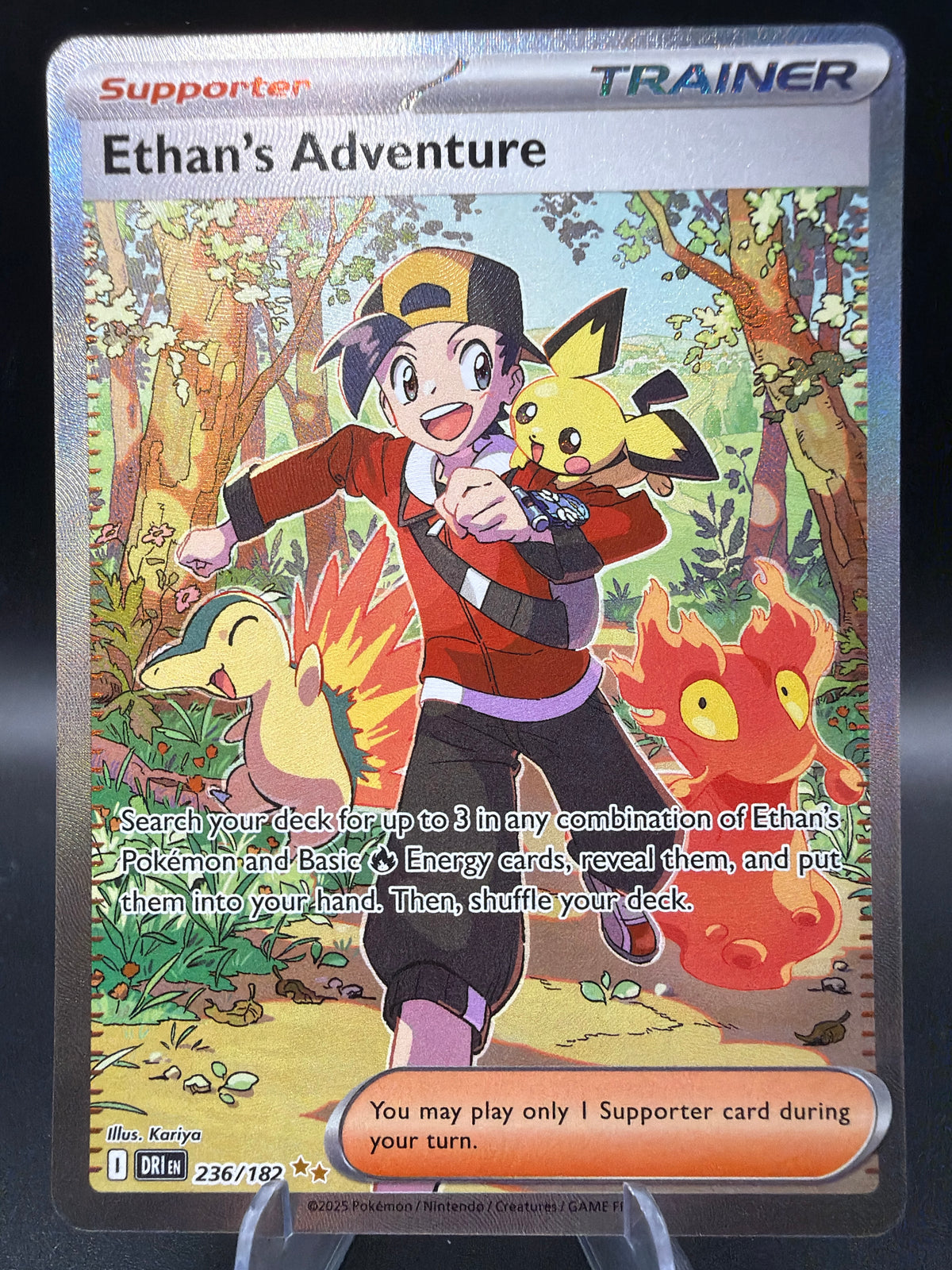 Pokémon TCG: 2025 Ethan's Adventure - 236/182 - SV: Destined Rivals