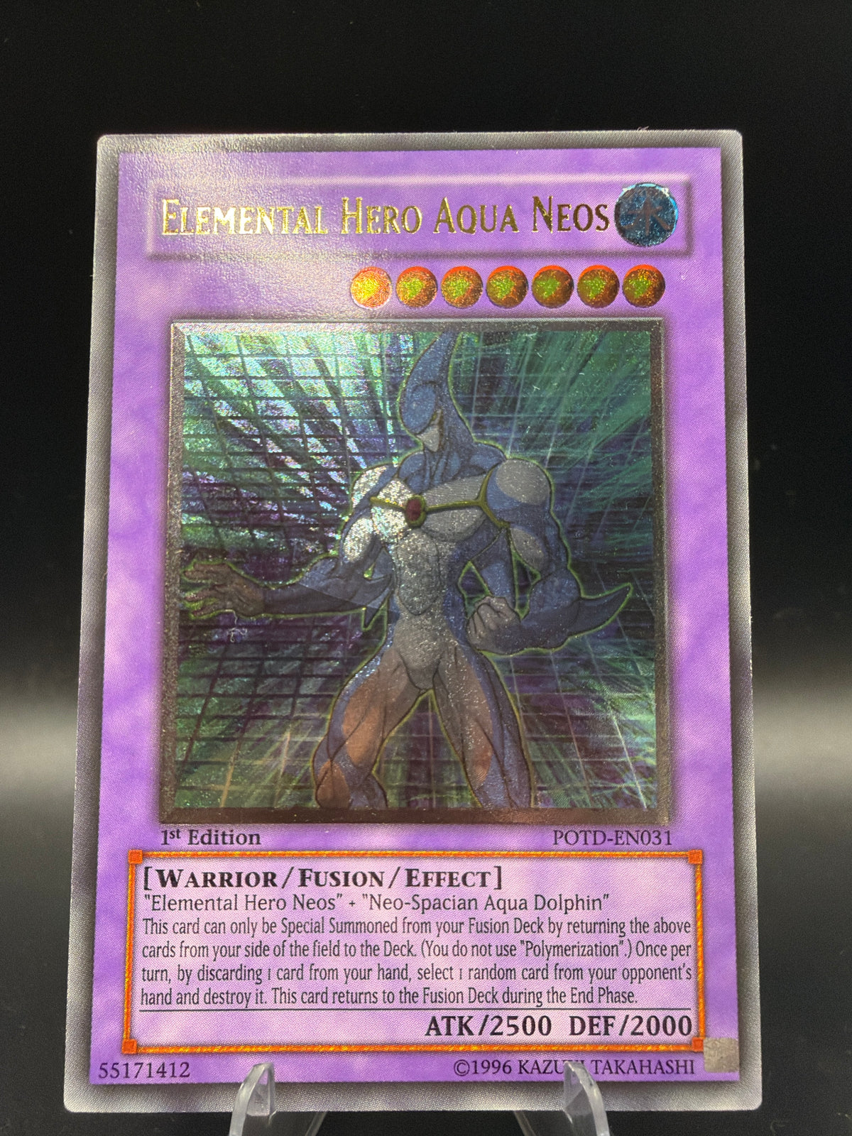 Yu-Gi-Oh! TCG: Elemental Hero Aqua Neos -POTD-EN031 - Power of the Duelist (POTD)