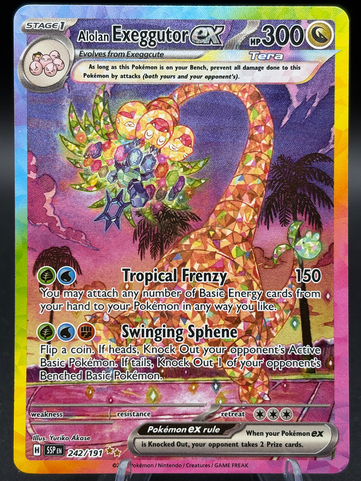Pokémon TCG: 2024 Alolan Exeggutor ex - 242/191 - SV: Surging Sparks