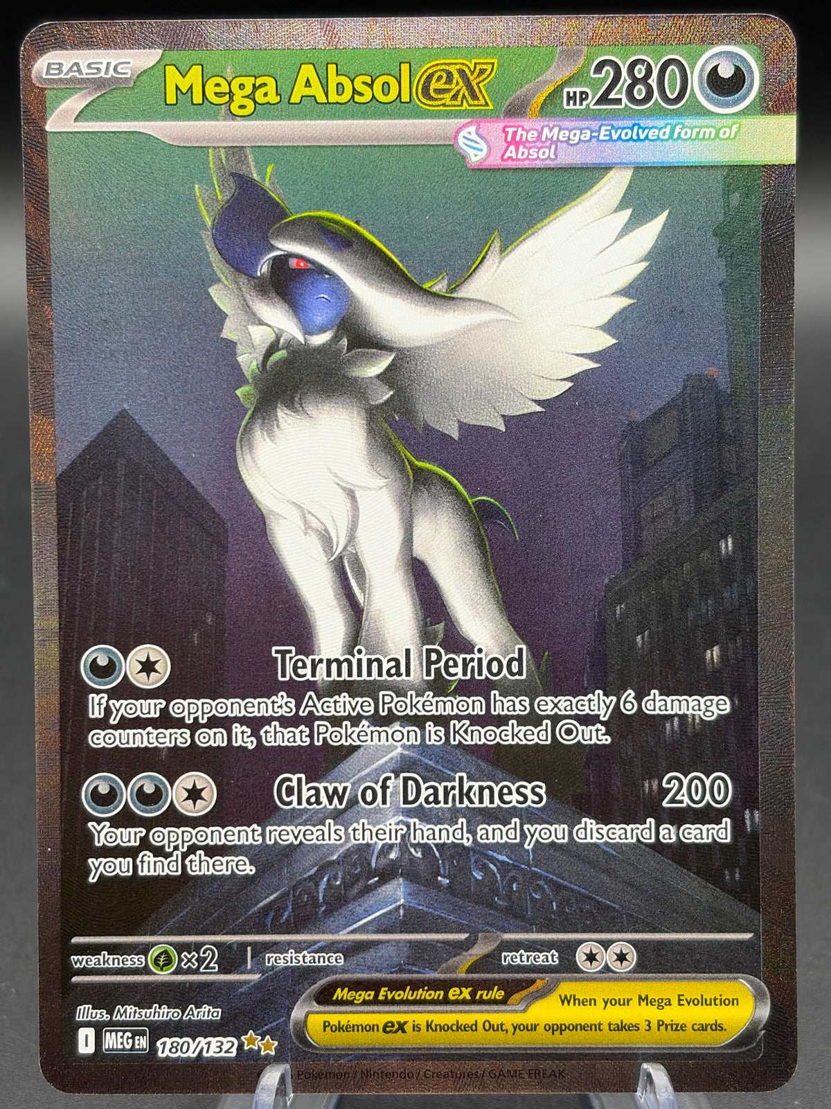 Pokémon TCG: 2025 Mega Absol ex - 180/132 - MEG: Mega Evolution