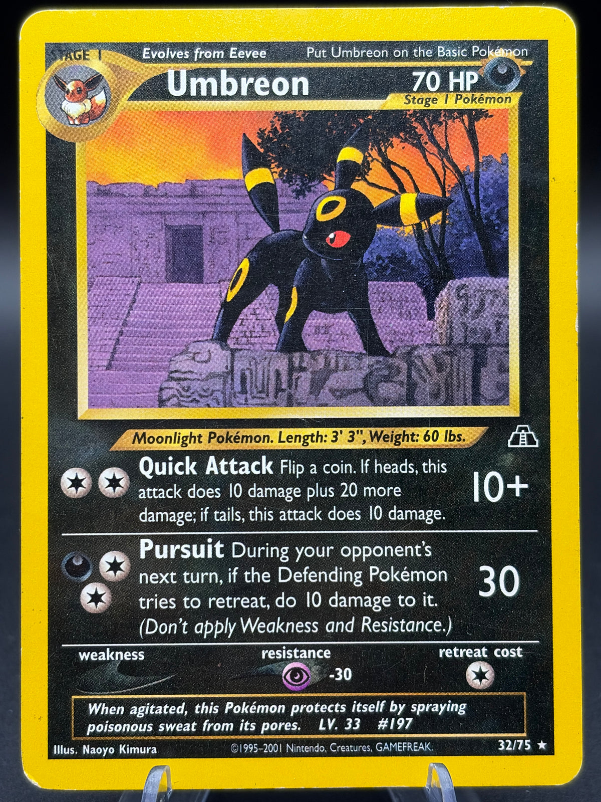 Pokémon TCG: 2001 Umbreon - 32/75 - Neo Discovery Unlimited
