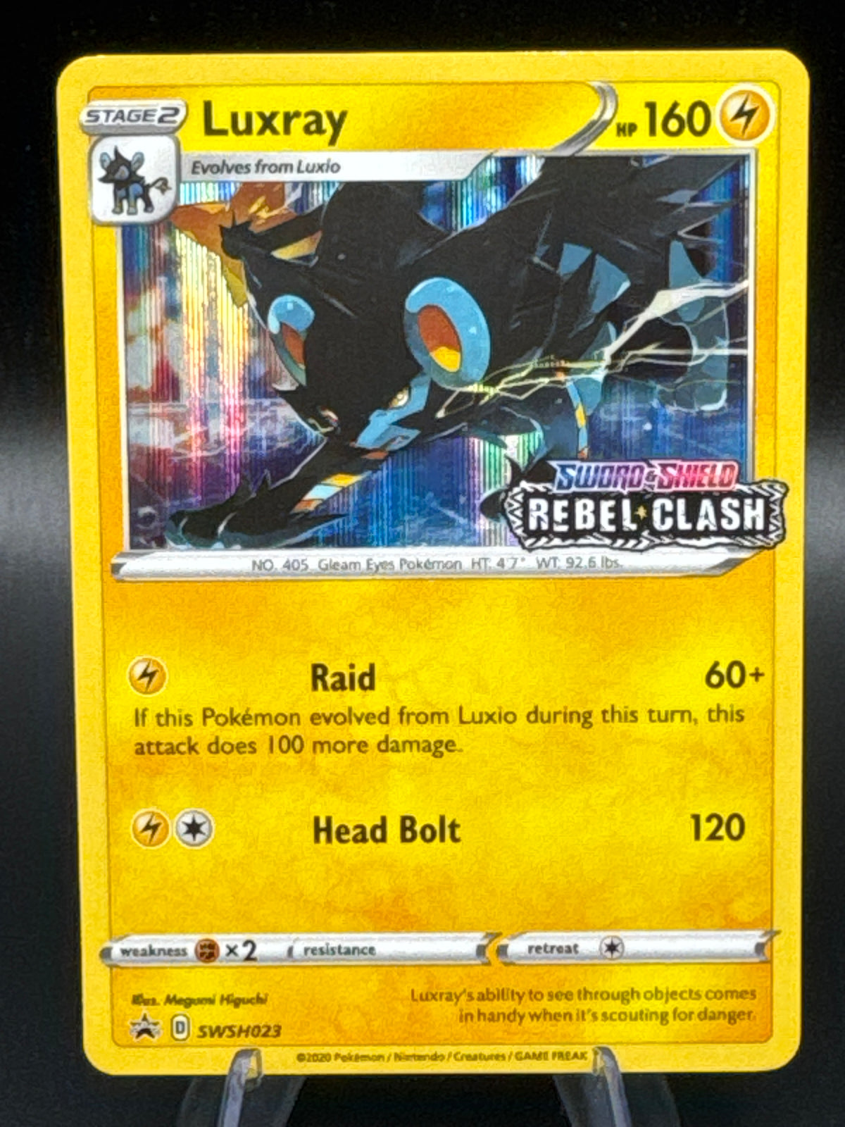 Pokémon TCG: 2020 Luxray SWSH023 Rebel Clash